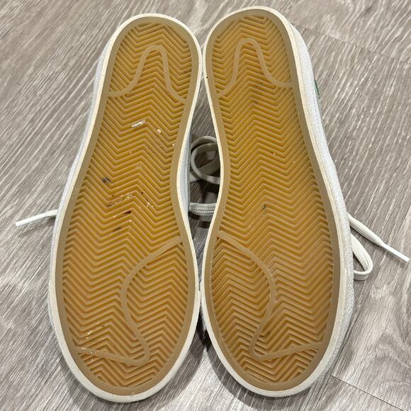 Nike White Green Blazer Low ‘77 Streetwear Retro Sport Sneakers Kids Size 3.5 - Picture 8 of 10